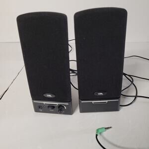 Excellent Cyber Acoustics Black Desktop Speakers